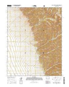 Valley View Hot Springs Colorado Current topographic map, 1:24000 scale, 7.5 X 7.5 Minute, Year 2016