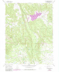 Vega Reservoir Colorado Historical topographic map, 1:24000 scale, 7.5 X 7.5 Minute, Year 1955
