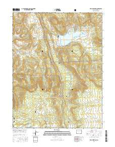 Vega Reservoir Colorado Current topographic map, 1:24000 scale, 7.5 X 7.5 Minute, Year 2016