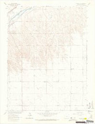 Venango NW Colorado Historical topographic map, 1:24000 scale, 7.5 X 7.5 Minute, Year 1962