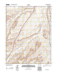 Verde School Colorado Historical topographic map, 1:24000 scale, 7.5 X 7.5 Minute, Year 2013