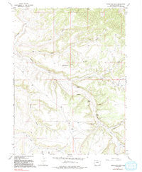 Vermillion Mesa Colorado Historical topographic map, 1:24000 scale, 7.5 X 7.5 Minute, Year 1966