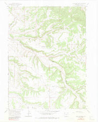 Vermillion Mesa Colorado Historical topographic map, 1:24000 scale, 7.5 X 7.5 Minute, Year 1966