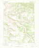 Vermillion Mesa Colorado Historical topographic map, 1:24000 scale, 7.5 X 7.5 Minute, Year 1966