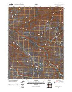 Vermillion Mesa Colorado Historical topographic map, 1:24000 scale, 7.5 X 7.5 Minute, Year 2010