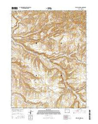 Vermillion Mesa Colorado Current topographic map, 1:24000 scale, 7.5 X 7.5 Minute, Year 2016