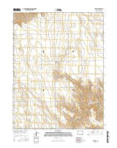 Vernon Colorado Current topographic map, 1:24000 scale, 7.5 X 7.5 Minute, Year 2016
