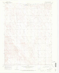 Vernon NW Colorado Historical topographic map, 1:24000 scale, 7.5 X 7.5 Minute, Year 1969