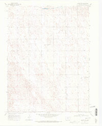 Vernon NW Colorado Historical topographic map, 1:24000 scale, 7.5 X 7.5 Minute, Year 1969