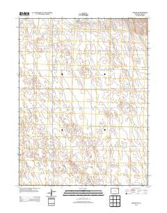 Vernon NW Colorado Historical topographic map, 1:24000 scale, 7.5 X 7.5 Minute, Year 2013