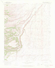 Vicente Canyon Colorado Historical topographic map, 1:24000 scale, 7.5 X 7.5 Minute, Year 1967