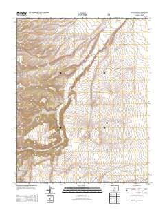 Vicente Canyon Colorado Historical topographic map, 1:24000 scale, 7.5 X 7.5 Minute, Year 2013