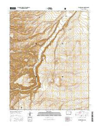 Vicente Canyon Colorado Current topographic map, 1:24000 scale, 7.5 X 7.5 Minute, Year 2016