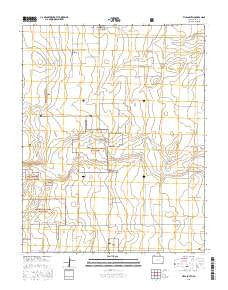 Vilas South Colorado Current topographic map, 1:24000 scale, 7.5 X 7.5 Minute, Year 2016