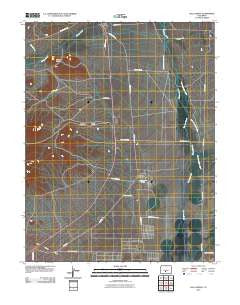 Villa Grove Colorado Historical topographic map, 1:24000 scale, 7.5 X 7.5 Minute, Year 2010
