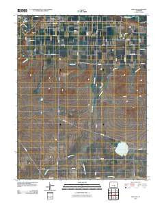 Vineland Colorado Historical topographic map, 1:24000 scale, 7.5 X 7.5 Minute, Year 2010
