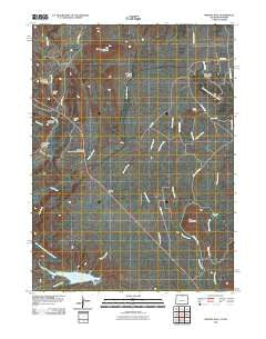 Virginia Dale Colorado Historical topographic map, 1:24000 scale, 7.5 X 7.5 Minute, Year 2010