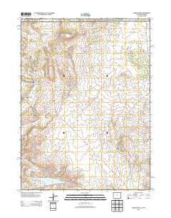 Virginia Dale Colorado Historical topographic map, 1:24000 scale, 7.5 X 7.5 Minute, Year 2013