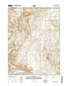 Virginia Dale Colorado Current topographic map, 1:24000 scale, 7.5 X 7.5 Minute, Year 2016