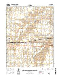 Vona Colorado Current topographic map, 1:24000 scale, 7.5 X 7.5 Minute, Year 2016