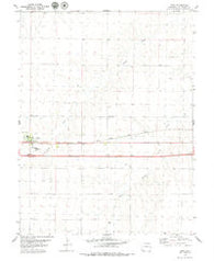 Vona Colorado Historical topographic map, 1:24000 scale, 7.5 X 7.5 Minute, Year 1979