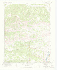 Wagon Track Ridge Colorado Historical topographic map, 1:24000 scale, 7.5 X 7.5 Minute, Year 1968