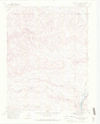 Wagon Track Ridge Colorado Historical topographic map, 1:24000 scale, 7.5 X 7.5 Minute, Year 1968