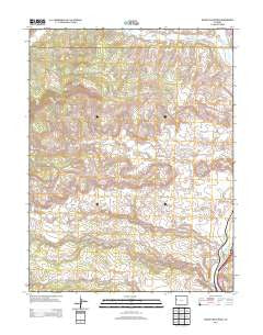 Wagon Track Ridge Colorado Historical topographic map, 1:24000 scale, 7.5 X 7.5 Minute, Year 2013