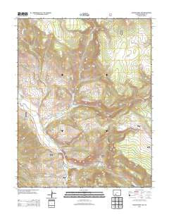 Wagon Wheel Gap Colorado Historical topographic map, 1:24000 scale, 7.5 X 7.5 Minute, Year 2013