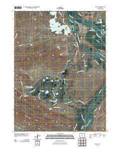 Walden Colorado Historical topographic map, 1:24000 scale, 7.5 X 7.5 Minute, Year 2010