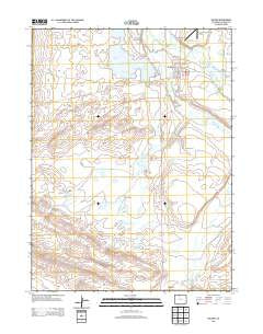 Walden Colorado Historical topographic map, 1:24000 scale, 7.5 X 7.5 Minute, Year 2013