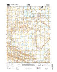 Walden Colorado Current topographic map, 1:24000 scale, 7.5 X 7.5 Minute, Year 2016
