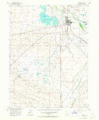 Walden Colorado Historical topographic map, 1:24000 scale, 7.5 X 7.5 Minute, Year 1955