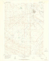 Walden Colorado Historical topographic map, 1:24000 scale, 7.5 X 7.5 Minute, Year 1955