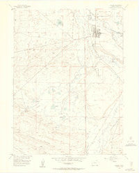 Walden Colorado Historical topographic map, 1:24000 scale, 7.5 X 7.5 Minute, Year 1955