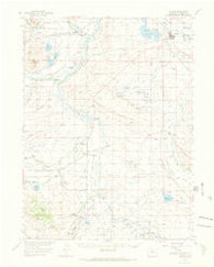 Walden Colorado Historical topographic map, 1:62500 scale, 15 X 15 Minute, Year 1955