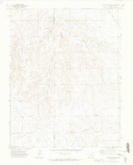 Walker Canyon Colorado Historical topographic map, 1:24000 scale, 7.5 X 7.5 Minute, Year 1971