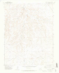 Walker Canyon Colorado Historical topographic map, 1:24000 scale, 7.5 X 7.5 Minute, Year 1971