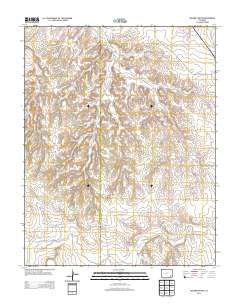 Walker Canyon Colorado Historical topographic map, 1:24000 scale, 7.5 X 7.5 Minute, Year 2013