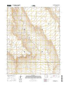 Walker Point Colorado Current topographic map, 1:24000 scale, 7.5 X 7.5 Minute, Year 2016