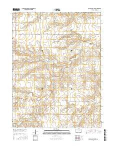 Walks Camp Park Colorado Current topographic map, 1:24000 scale, 7.5 X 7.5 Minute, Year 2016