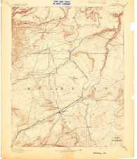 Walsenburg Colorado Historical topographic map, 1:125000 scale, 30 X 30 Minute, Year 1894