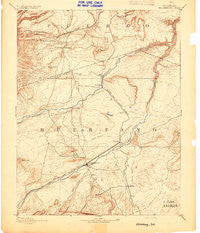 Walsenburg Colorado Historical topographic map, 1:125000 scale, 30 X 30 Minute, Year 1894