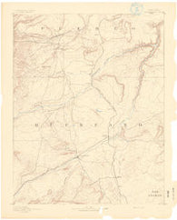 Walsenburg Colorado Historical topographic map, 1:125000 scale, 30 X 30 Minute, Year 1891