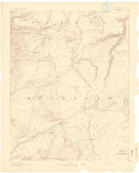 Walsenburg Colorado Historical topographic map, 1:125000 scale, 30 X 30 Minute, Year 1891