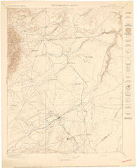 Walsenburg Colorado Historical topographic map, 1:125000 scale, 30 X 30 Minute, Year 1897