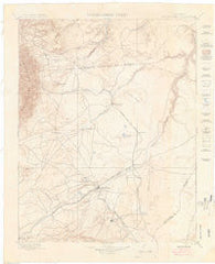 Walsenburg Colorado Historical topographic map, 1:125000 scale, 30 X 30 Minute, Year 1900
