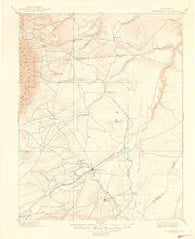 Walsenburg Colorado Historical topographic map, 1:125000 scale, 30 X 30 Minute, Year 1897