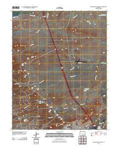 Walsenburg North Colorado Historical topographic map, 1:24000 scale, 7.5 X 7.5 Minute, Year 2010