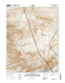 Walsenburg North Colorado Current topographic map, 1:24000 scale, 7.5 X 7.5 Minute, Year 2016